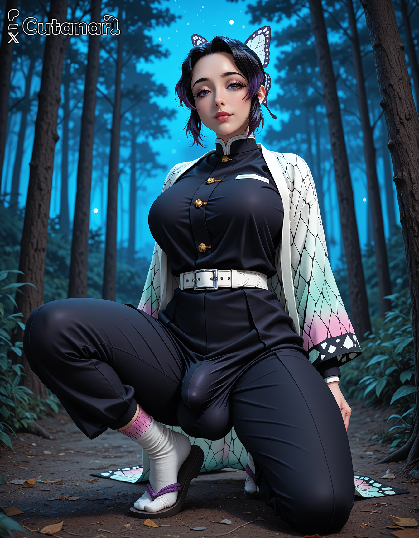 1futa, abs, ai generated, ass, balls, big balls, big breasts, big butt, big penis, big thighs, breasts, chest, cock, covered abs, curvy, cutanari, demon slayer, dick, dickgirl, dickgirl only, futa only, futa sans pussy, futanari, intersex, kimetsu no yaiba, kochou shinobu, looking at viewer, patreon logo, patreon username, penis, perfect body, perfect boobs, perfect legs, ready to fuck, sexy, sexy body, sexy pose, shinobu, small waist, solo, stable diffusion, testicles, uncensored