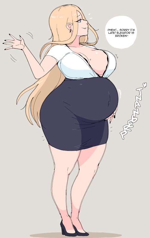 blonde_hair jakejaccobus overdue pregnant suzie_(jakejaccobus)