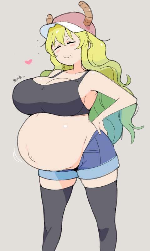 huge_breasts jakejaccobus lucoa miss_kobayashi's_dragon_maid pregnant tagme