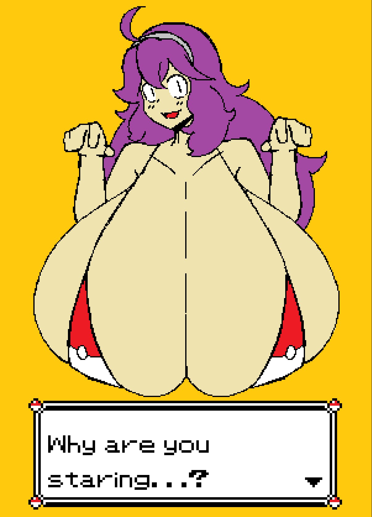 1female 1girl 1girls 1human 2020s 2024 2d 5_fingers aliasing aqprofilehai battle battle_background big_breasts big_eyes bikini black_blush black_blush_lines black_string_bikini blush blush_lines blushing_at_viewer blushing_female breasts_bigger_than_head digital_drawing_(artwork) digital_media_(artwork) english english_text female female_focus female_human female_only flat_background fluffy_hair front_view game_freak ghost ghost_girl gigantic_boobs gigantic_breasts grey_headband headband hex_maniac hex_maniac_(z-a) high_angle huge_boobs huge_breasts human human_female human_only jpeg large_boobs long_hair long_hair_female looking_at_viewer micro_bikini nintendo no_background open_mouth orange_background pixel_art pixelated pokeball pokeball_bikini pokemon pokemon_xy portrait purple_hair red_tongue simple_background skimpy skimpy_bikini small_bikini spooky tagme text text_box toothless_mouth upscaled video_game video_game_character white_skin white_skinned_female