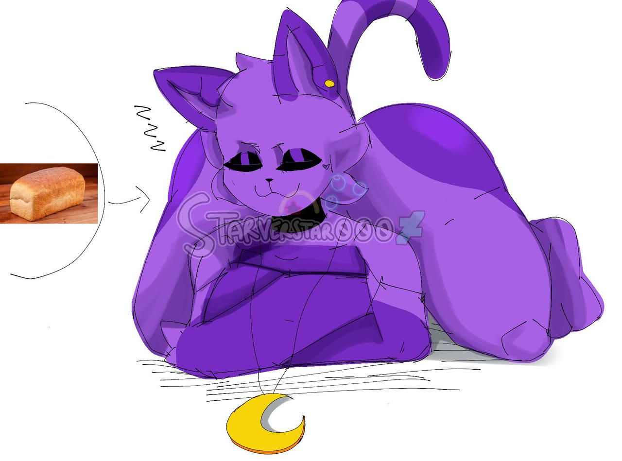 1boy 2d anthro ass_up big_ass catnap_(poppy_playtime) critters_(poppy_playtime) digital_drawing_(artwork) femboy femboy_only furry furry_only laying_down no_humans poppy_playtime poppy_playtime_(chapter_3) purple_body rule_63 smiling_critters solo starverstar000