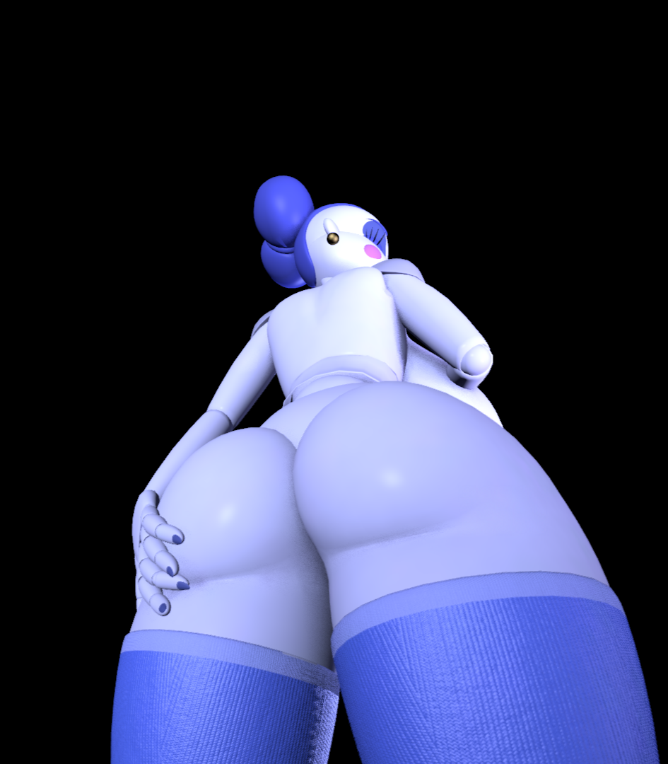 ballora_(fnafsl) big_ass big_breasts big_butt camera_pov fnaf pov_ass robot_girl sfm