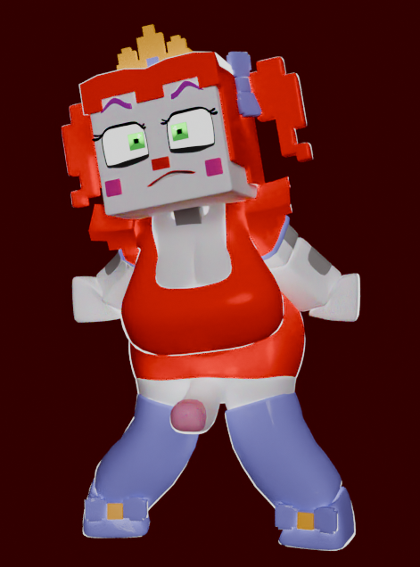 3d angry angry_expression angry_eyes angry_face animatronic baby_(fnafsl) big_breasts big_breastss bow bow_in_hair bow_ribbon breasts circus_baby circus_baby_(fnaf) circus_baby_(minecraft) circus_queen_(justaperson) clown clown_girl cock_peek crown dickgirl exposed_penis five_nights_at_freddy's five_nights_at_freddy's:_sister_location futanari ginger ginger_hair justaperson_queendom lifting_skirt mad minecraft minecraft_circusqueen(justaperson) orange_hair red_hair robot robot_girl sister_location solo solo_futa thick thick_thighs tiara tight_clothing white_skin white_skin_(monochrome) x3milky