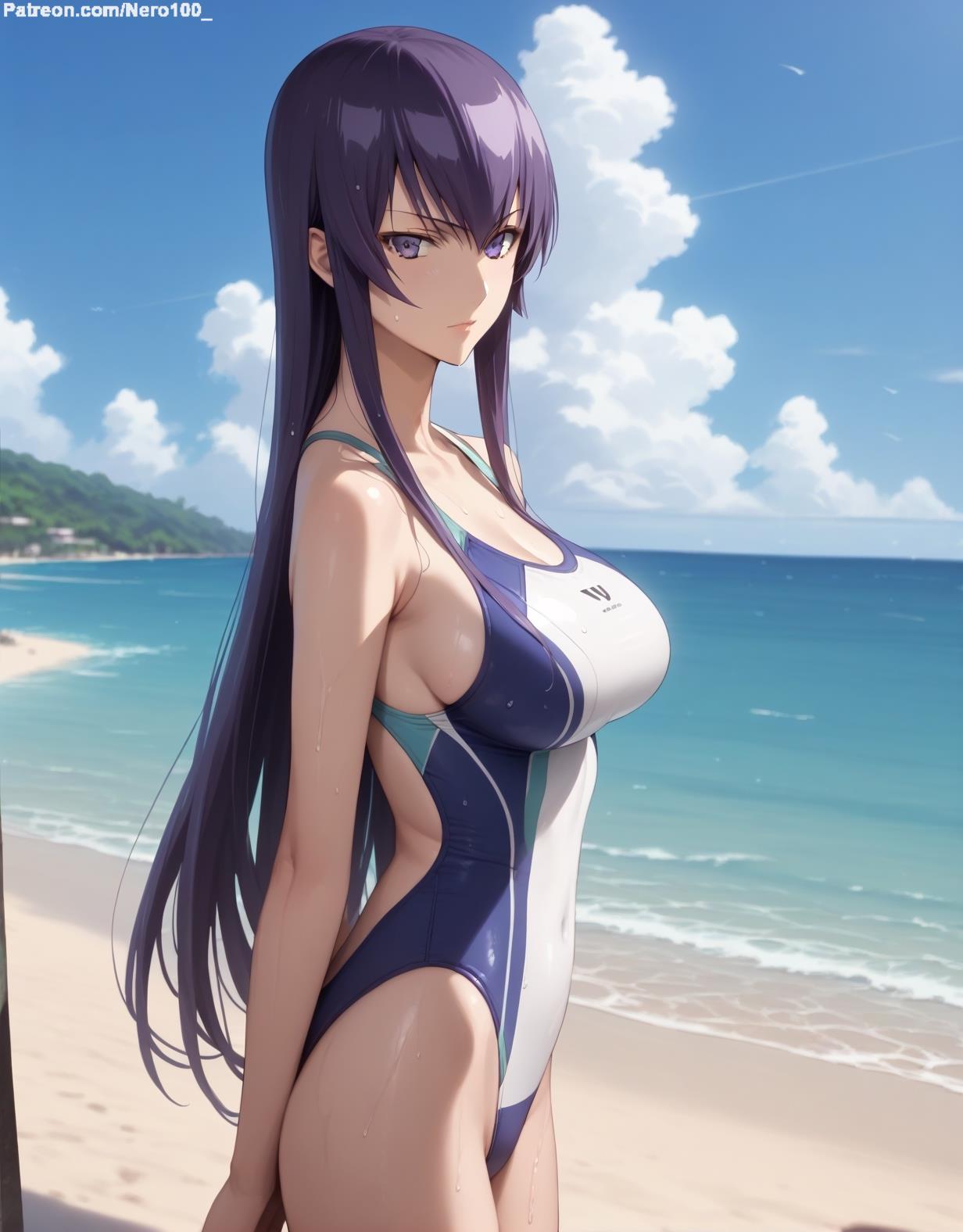 Saeko Busujima (Highschool Of The Dead) Rule 34 Image