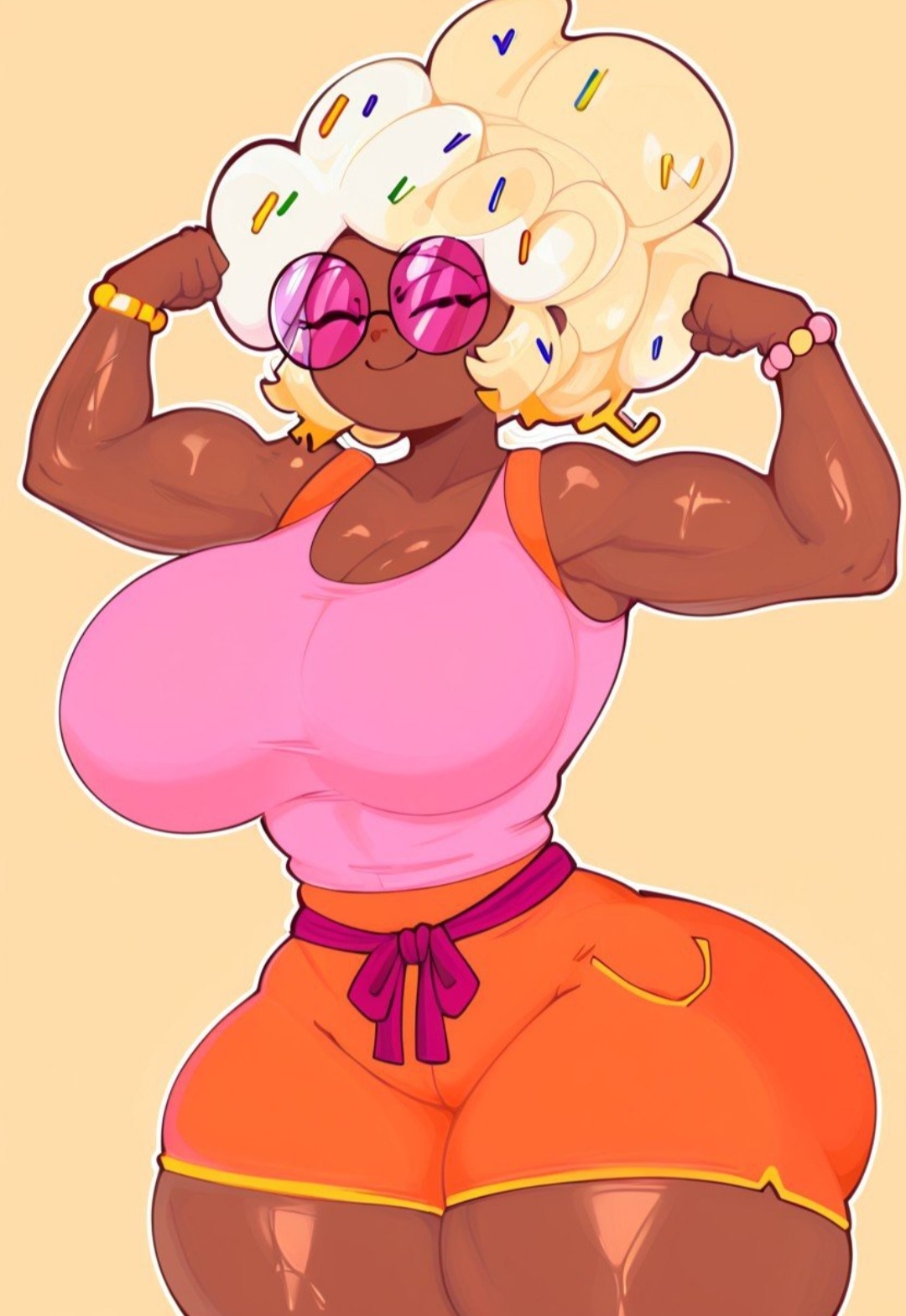 ai generated, brawl stars, female, rosa (brawl stars), s0d0w7 (artist), sugarplum rosa (brawl stars), tagme