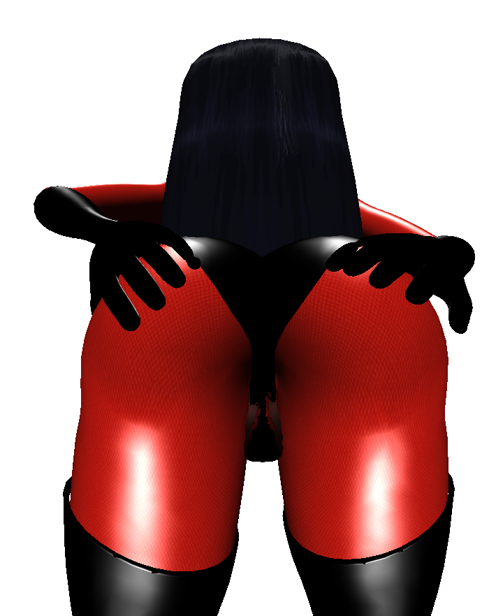 1girls 3d bubble_butt grabbing_own_ass misspussyfan pixar spread_anus spread_ass the_incredibles violet_parr xnalara