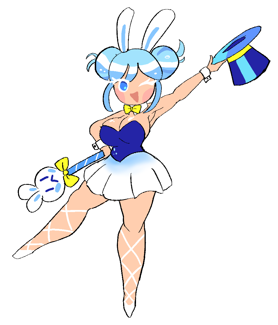 bunnysuit cookie_run cookie_run_kingdom cream_soda_cookie female solo solo_female