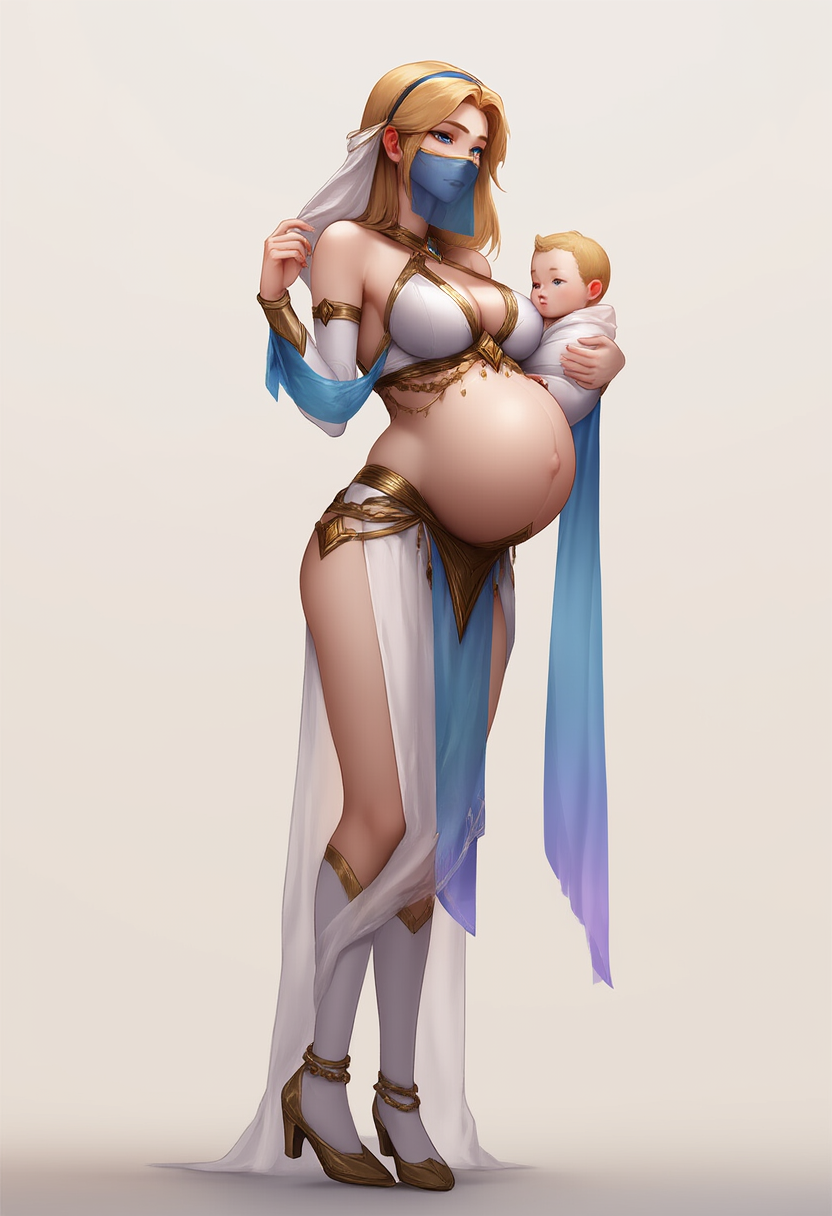 ai_generated baby luxanna_crownguard pregnant tagme