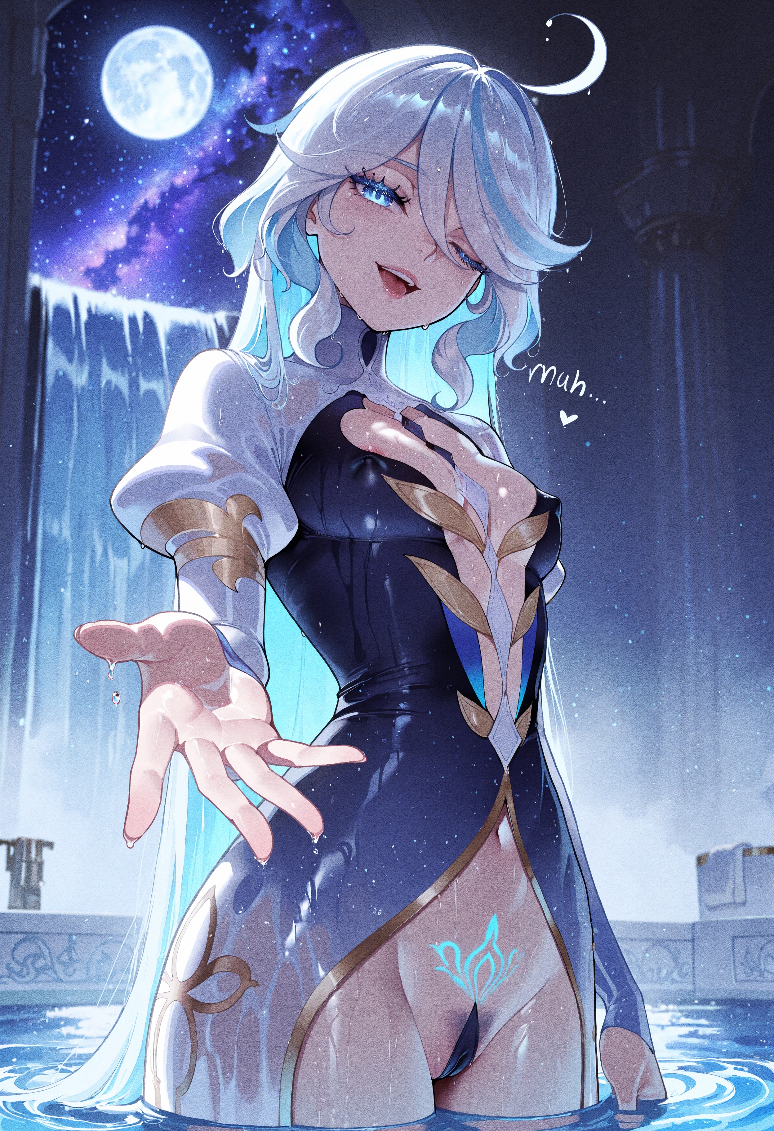 ai generated, female, furina (genshin impact), fyssok, genshin impact, stable diffusion