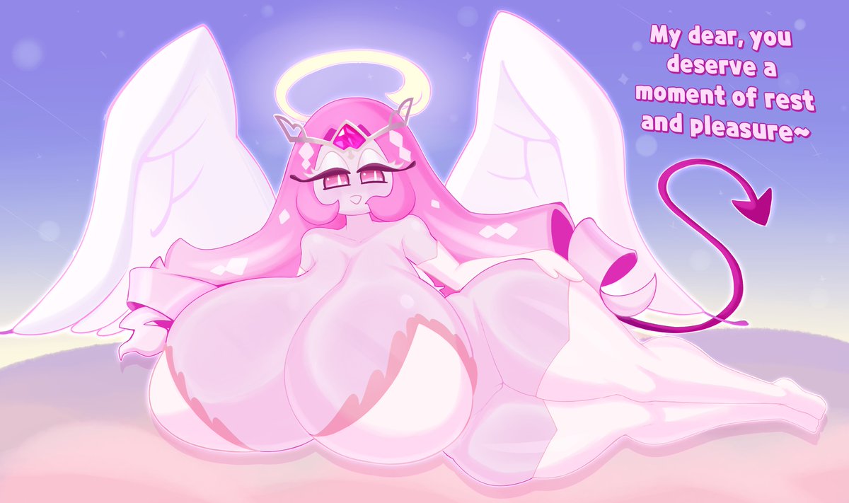 1girls, beast, big ass, big breasts, big butt, big thighs, breasts, cookie run, cookie run kingdom, eternal sugar cookie, female, fromariels, girly, heavenly ass, hyper, hyper ass, hyper breasts, idk what to tag it, pussy, showing pussy, would