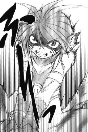 anger angry breath_of_fire breath_of_fire_ii catgirl clothing katt lowres monochrome rinpoo_chuan