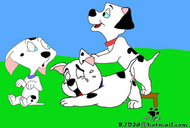 101_dalmatians cadpig canine disney dog feral fur gay lucky_(101_dalmatians) mammal penis rolly sex