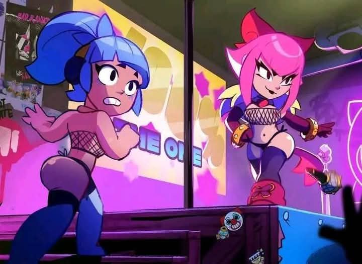 brawl stars, female, janet (brawl stars), melodie (brawl stars), tagme