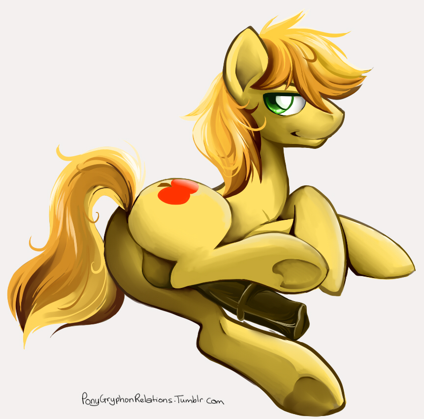 animal_genitalia ass balls black_penis braeburn_(mlp) earth_pony equine erection friendship_is_magic fur horse horsecock keihound looking_at_viewer lying male male_only mammal my_little_pony nude on_side penis pony solo