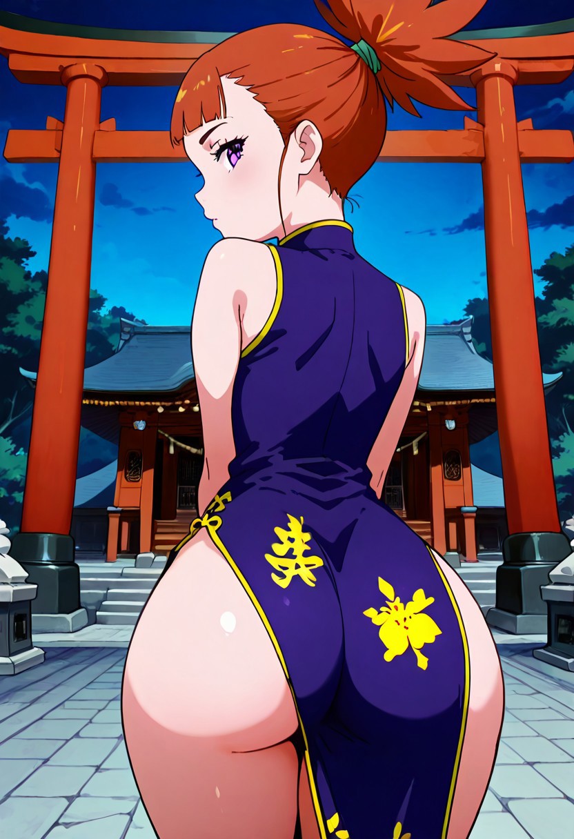 ai_generated ass chinese_clothes female r.ai.ven rika_nonaka shrine