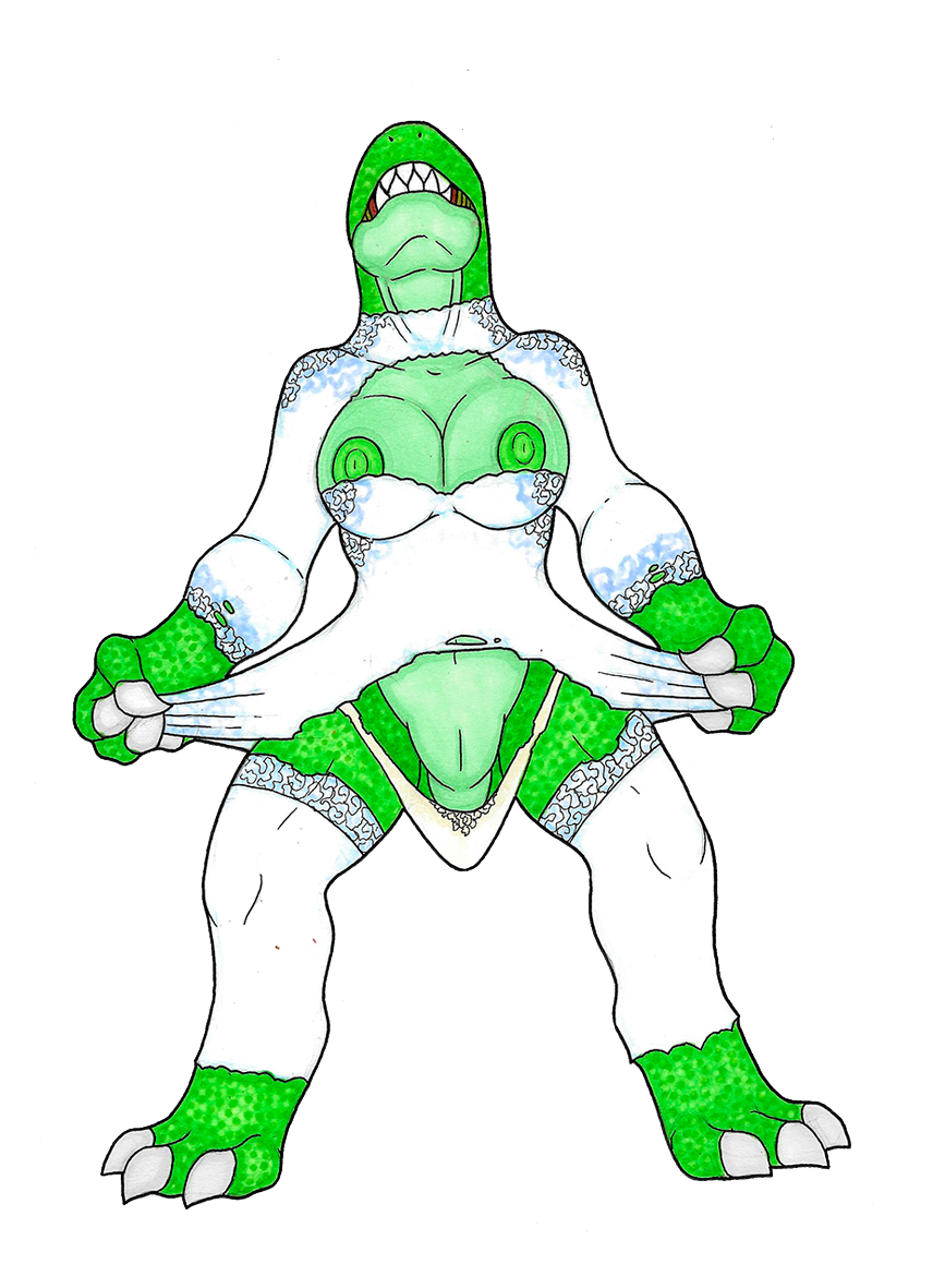 3_toes 4_fingers after_transformation alpha_channel anthro areola barefoot belly_scales big_breasts bottomless bow_experiment_(resident_evil) breasts capcom claws clenched_teeth clothed clothing corruption digitigrade dress erect_nipples feet female finger_claws fingers forced forced_transformation genitals green_areola green_body green_nipples green_scales huge_breasts hunter_(resident_evil) implied_transformation ivanks leggings legwear lizard long_neck markings mostly_clothed navel nipples non-mammal_breasts non-mammal_nipples panties pussy rebecca_chambers reptile resident_evil scales scalie sharp_teeth short_tail simple_background snout solo species_transformation spots spotted_body spread_legs spreading standing tail tearing_clothing teeth thick_thighs toes topless torn_clothing torn_leggings torn_legwear torn_panties torn_underwear transformation transformation_through_technology transparent_background underwear wedding_dress white_claws white_clothing white_dress white_leggings white_legwear white_panties white_underwear