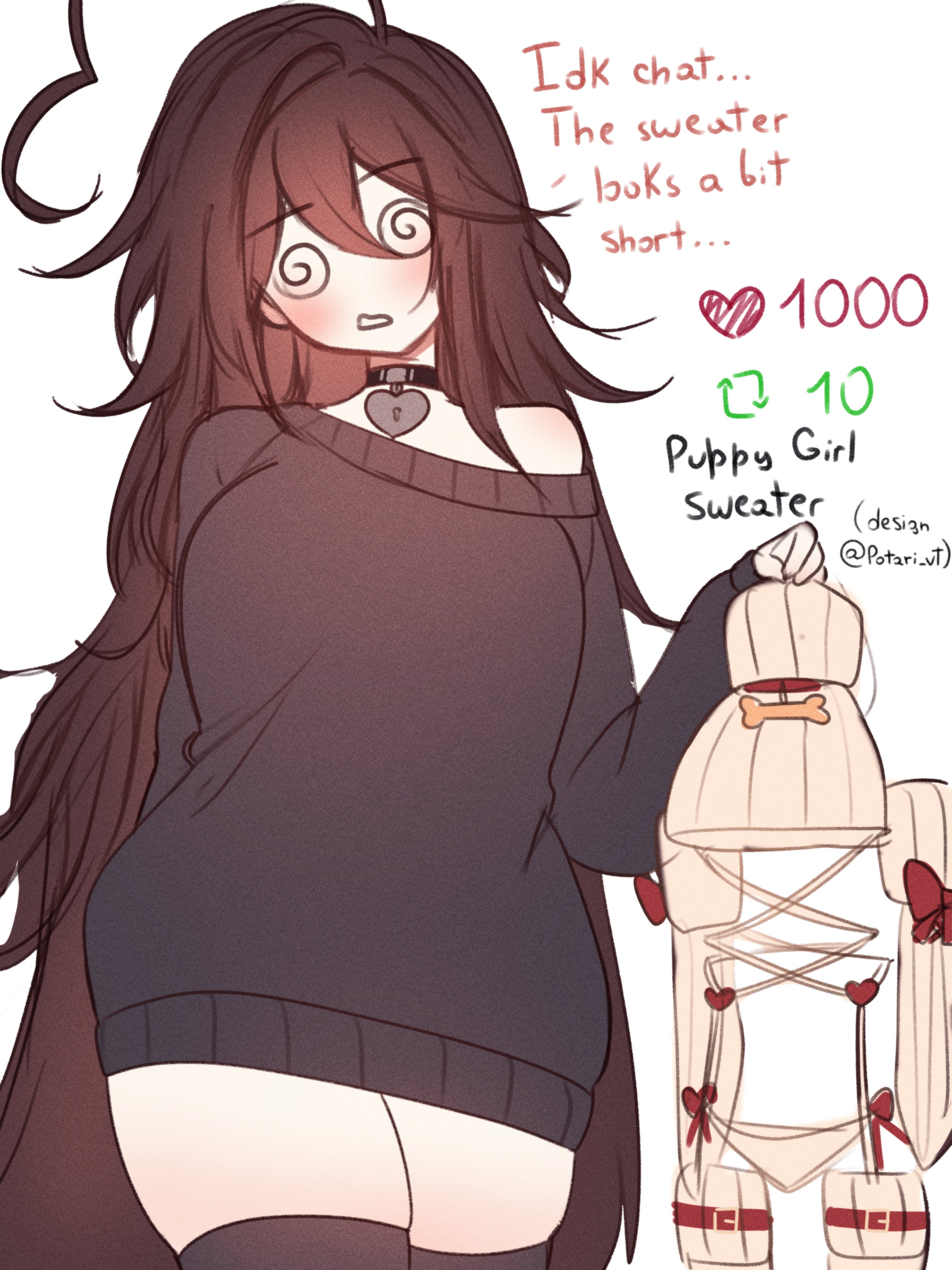 1girls, brown hair, female, female only, indie virtual youtuber, sky (skyaboveme), skyaboveme, virtual youtuber