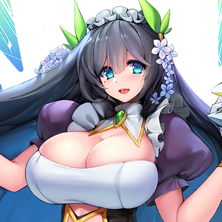 bangs blue_eyes blue_hair blush breast_window cleavage color emerald female female_focus female_only flower flower_in_hair frilled_dress frills game_cg hair_between_eyes hair_ornament headdress high_collar huge_breasts jewel jewerly last_origin long_hair looking_away maid maid_headdress maid_uniform mole mole_under_eye oberonia_rhea open_mouth overflowing_breasts puffy_sleeves purple_flower short_sleeves skindentation small_image smile smiling snowball22 transparent_background uniform upper_body upper_teeth upper_teeth_only