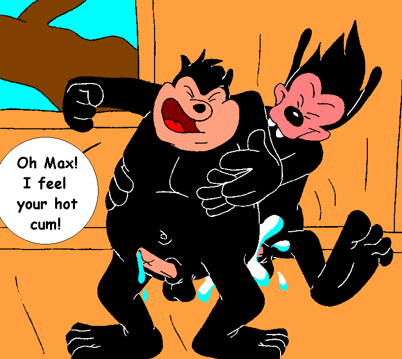 anal anal_sex anthro cum cursed disney furry goof_troop male male_only max_goof mouseboy multiple_males no_humans obese penis pj tagme yaoi