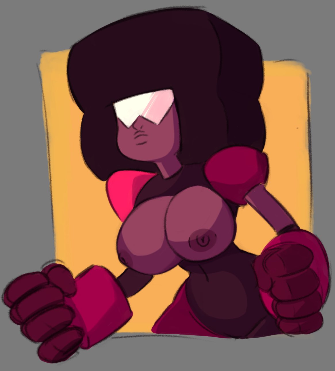 female garnet_(steven_universe) gem gem_(species) gem_fusion ninoeros ninozap0 steven_universe