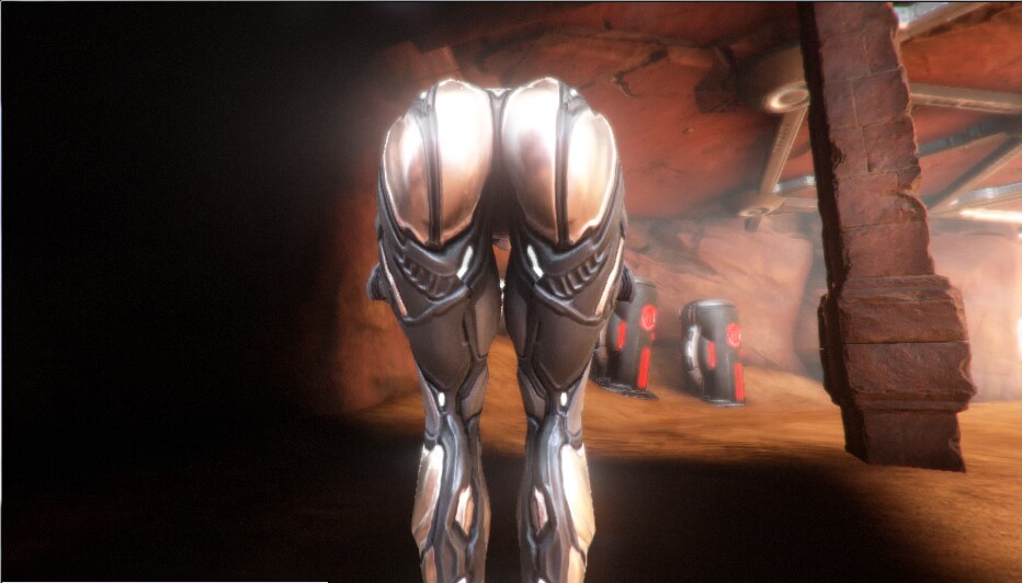 3d ass_focus big_ass humanoid robot_humanoid screen_capture screencap screenshot warframe wisp_(warframe)