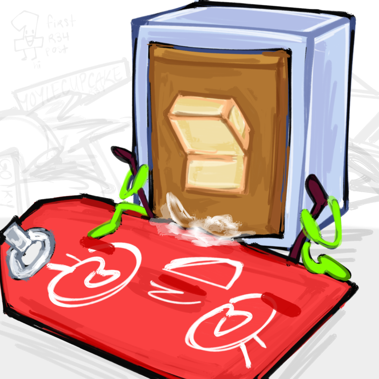 @ (symbol), @ @, battle for bfdi, battle for dream island, bfb, cum, female, jacknjellify, legs up, light switch, liy (bfdi), object, object show, object show community, object shows, on floor, one (bfdi), original, osc, price tag, price tag (bfdi), scissoring, the power of two, tpot, yoylecupcake, yuri