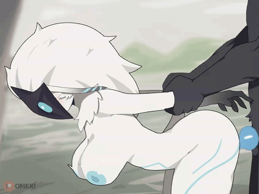 animated, anthro, areola, big breasts, bouncing breasts, bovid, breasts, caprine, censored, duo, erection, female, fur, genitals, hair, kindred, kindred (lol), lamb (lol), league of legends, male, male penetrating, male/female, mammal, mask, nipples, nude, omeki, penetration, penis, riot games, sex, sheep, tencent, wearing mask, white body, white fur