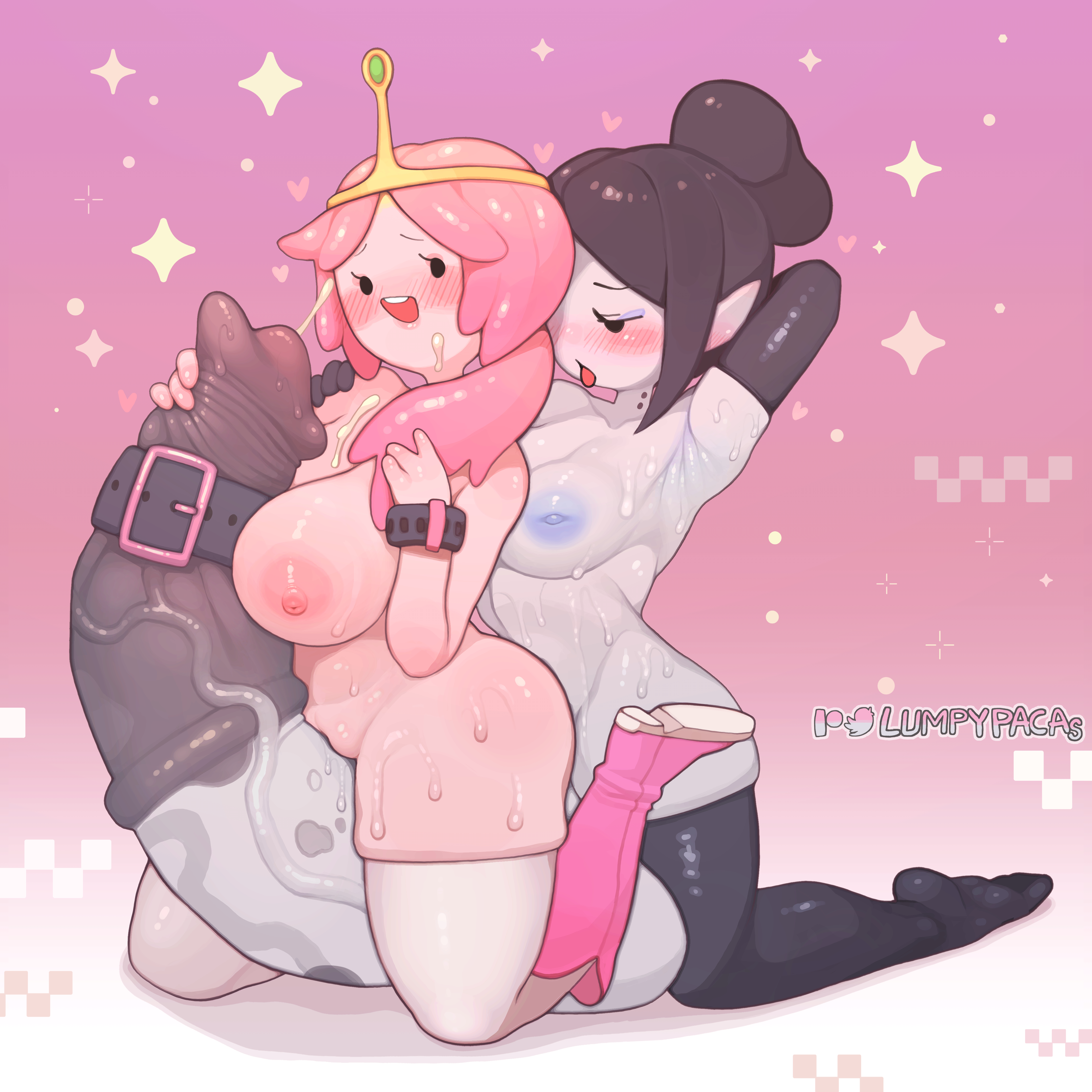1futa, 1girls, 2023, 2d, 2d (artwork), 2d artwork, absurd res, absurdres, adventure time, ahe gao, ahegao face, animal genitalia, animal genitalia on humanoid, animal penis, areola, areolae, armpit crease, armpits, arms up, balls, ballsack, bangs, belly, belly button, belt, belt buckle, belt collar, belt on penis, big balls, big breasts, big cock, big penis, big testicles, black eyes, breasts, canon couple, cartoon network, cock, cock ring, crown, cum, cum drip, curvaceous, curvaceous female, curvaceous figure, curves, curvy, curvy body, curvy female, curvy figure, curvy hips, curvy thighs, dick, dominant, dominant female, domination, duo, equine genitalia, equine penis, female, female on futa, femdom, full body, futa on female, futa with female, futanari, futasub, genital fluids, genitals, gigantic cock, gigantic penis, hair bun, hairbun, hi res, highres, horse penis, horsecock, horsecock futa, horsecock on humanoid, huge balls, huge cock, huge testicles, hyper, hyper balls, hyper cock, hyper genitalia, hyper penis, hyper testicles, intersex, intersex/female, large balls, large breasts, large cock, large penis, large testicles, light skin, light-skinned female, looking pleasured, lumpypaca, lumpypacas, marceline, marceline abadeer, marceline the vampire queen, massive cock, massive penis, medium breasts, naked, naked female, naked futa, navel, nipples, nude, nude female, nude futa, pale skin, pale-skinned female, parted bangs, penis, penis belt, penis bigger than body, penis bigger than head, penis bigger than torso, penis strap, pink body, pink hair, pink nipples, pink skin, pointy ears, ponytail, princess, princess bubblegum, pussy, royalty, sitting on penis, smooth balls, submissive, submissive futa, sweat, sweatdrop, sweaty, sweaty armpits, sweaty thighs, testicles, thick, thick hips, thick legs, thick penis, thick thighs, thigh highs, thighhighs, thighs, tiara, tied hair, vagina, vampire, vampire girl, vein, veins, veiny, veiny penis, voluptuous, voluptuous female, voluptuous futa, watermark, wide hips, yuri