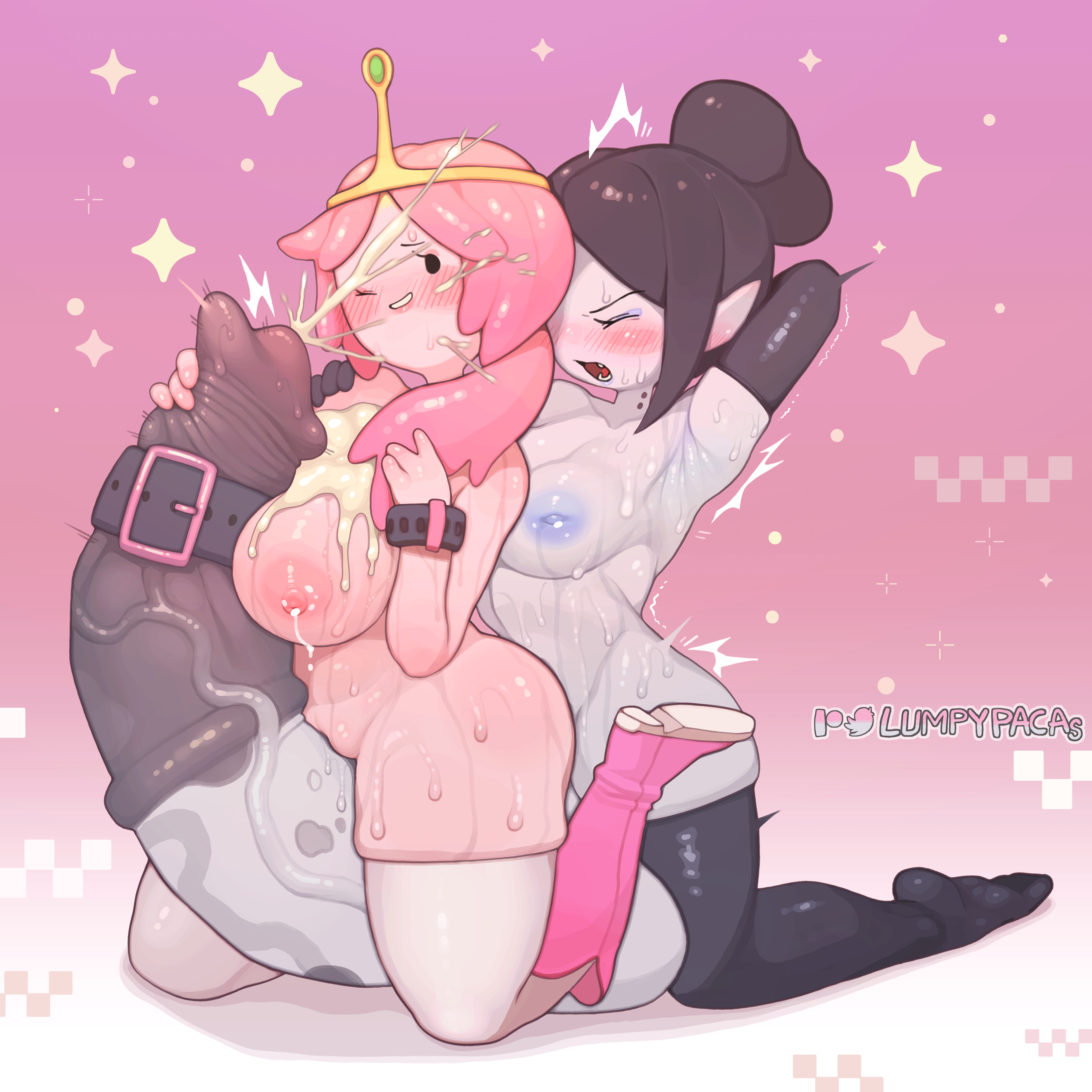 1futa, 1girls, 2023, 2d, 2d (artwork), 2d artwork, absurd res, absurdres, adventure time, ahe gao, ahegao face, animal genitalia, animal genitalia on humanoid, animal penis, areola, areolae, armpit crease, armpits, arms up, balls, ballsack, bangs, belly, belly button, belt, belt buckle, belt collar, belt on penis, big balls, big breasts, big cock, big penis, big testicles, black eyes, breasts, canon couple, cartoon network, closed eyes, cock, cock ring, crown, cum, cum drip, cum on body, cum on breasts, cumming, cumshot, curvaceous, curvaceous female, curvaceous figure, curves, curvy, curvy body, curvy female, curvy figure, curvy hips, curvy thighs, dick, dominant, dominant female, domination, duo, ejaculation, equine genitalia, equine penis, female, female on futa, femdom, full body, futa on female, futa with female, futanari, futasub, genital fluids, genitals, gigantic cock, gigantic penis, hair bun, hairbun, hi res, highres, horse penis, horsecock, horsecock futa, horsecock on humanoid, huge balls, huge cock, huge testicles, hyper, hyper balls, hyper cock, hyper genitalia, hyper penis, hyper testicles, intersex, intersex/female, lactating, lactation, large balls, large breasts, large cock, large penis, large testicles, light skin, light-skinned female, looking pleasured, lumpypaca, lumpypacas, marceline, marceline abadeer, marceline the vampire queen, massive cock, massive penis, medium breasts, milk, milk squirt, naked, naked female, naked futa, navel, nipples, nude, nude female, nude futa, orgasm, orgasm face, pale skin, pale-skinned female, parted bangs, penis, penis belt, penis bigger than body, penis bigger than head, penis bigger than torso, penis strap, pink body, pink hair, pink nipples, pink skin, pointy ears, ponytail, princess, princess bubblegum, pussy, royalty, sitting on penis, smooth balls, submissive, submissive futa, sweat, sweatdrop, sweaty, sweaty armpits, sweaty thighs, testicles, thick, thick hips, thick legs, thick penis, thick thighs, thigh highs, thighhighs, thighs, tiara, tied hair, vagina, vampire, vampire girl, vein, veins, veiny, veiny penis, voluptuous, voluptuous female, voluptuous futa, watermark, wide hips