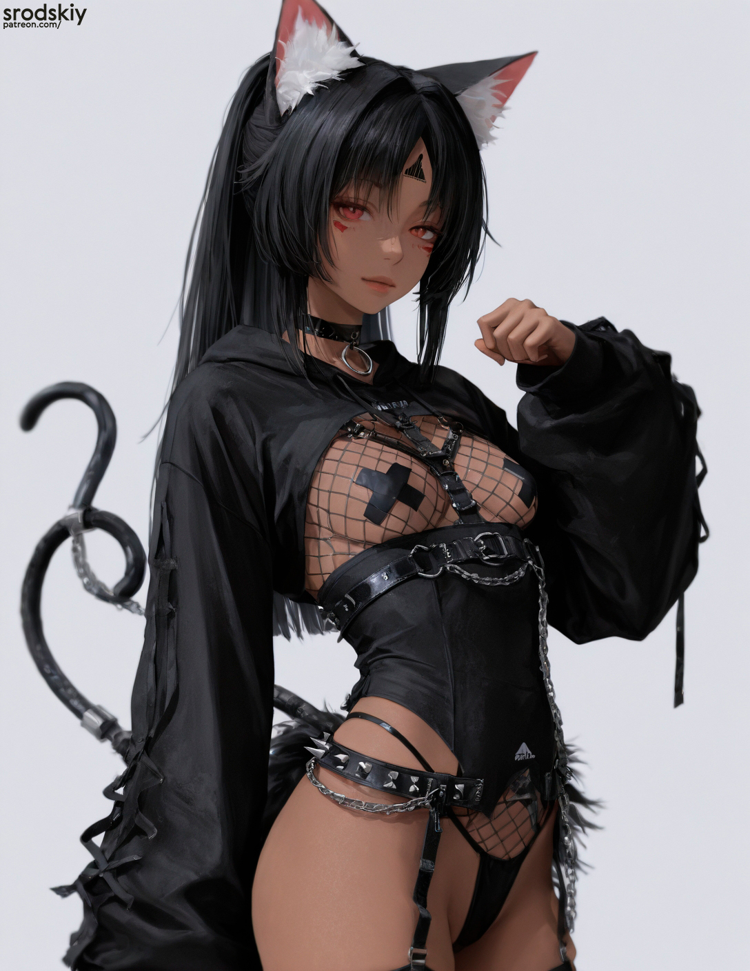 1girls, ai generated, bdsm outfit, black hair, bondage, breasts, cat ears, cat girl, cat tail, catgirl, collar, cute, female, female only, hi res, high quality, high resolution, highres, nekomiya mana, petite, petite body, petite breasts, petite female, petite tits, small breasts, srodskiy, tagme, teenage female, teenager, thong, tiny waist, vulgar, young, younger female, zenless zone zero