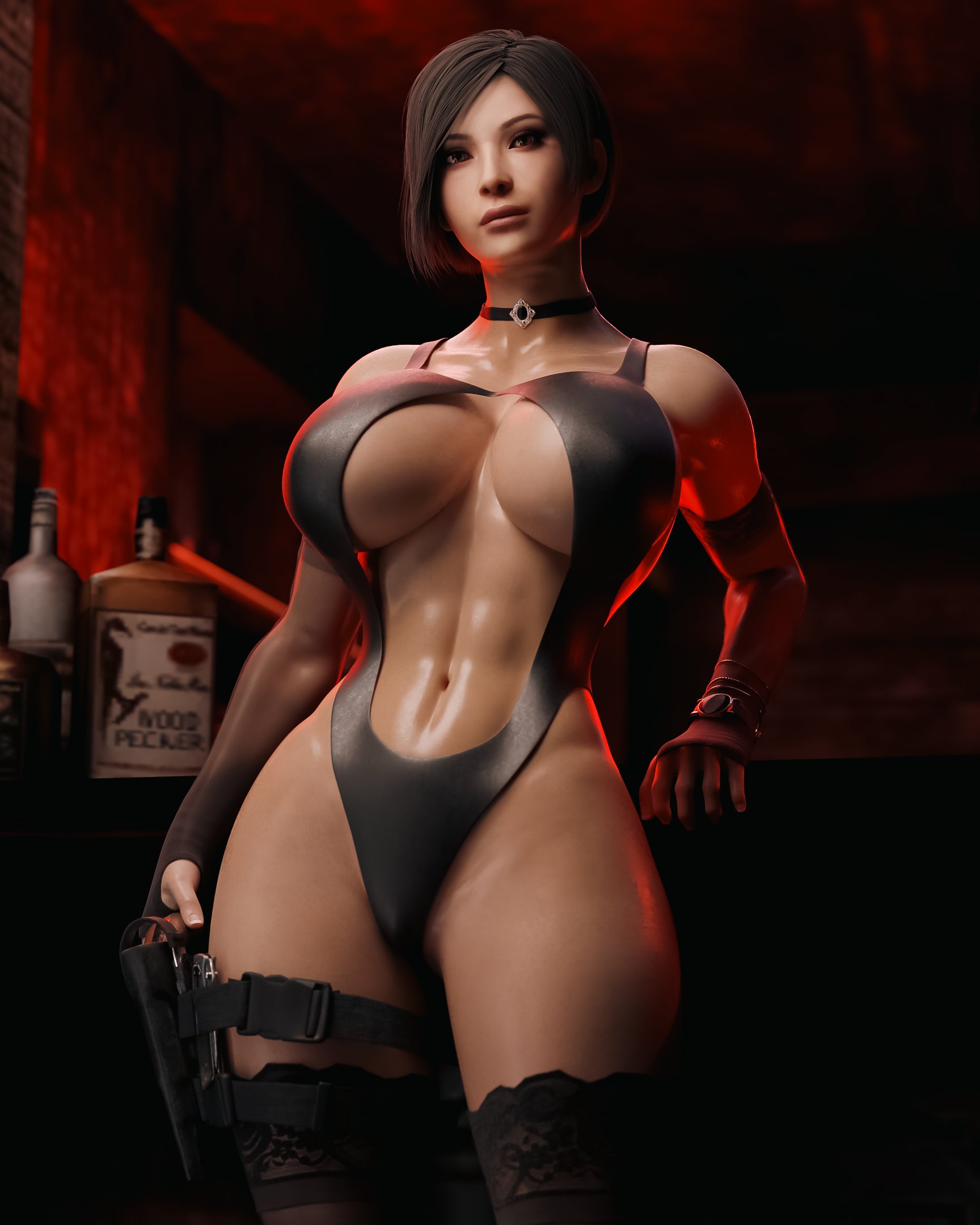 1girls, 3d, 3d (artwork), ada wong, asian, asian female, capcom, chinese female, female, female focus, female only, light skin, light-skinned female, pale skin, pale-skinned female, resident evil, solo, solo female, solo focus, x fram3d