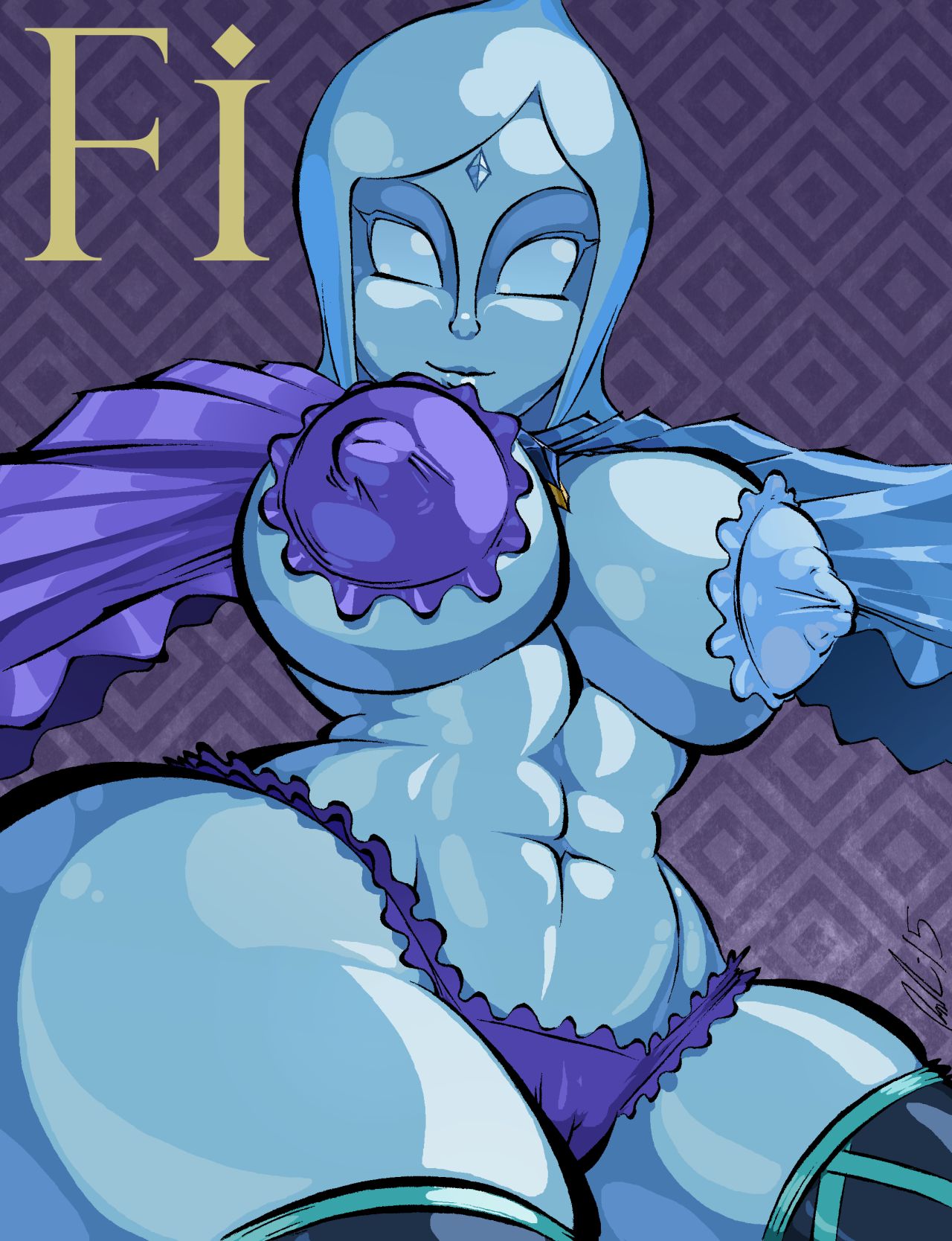 1girls bcdickchix bcfuta big_breasts blue_skin bra breasts brendancorris busty cameltoe curvy female fi huge_breasts lingerie nipple_bulge nipples panties pussy solo solo_female solo_focus the_legend_of_zelda the_legend_of_zelda:_skyward_sword wide_hips