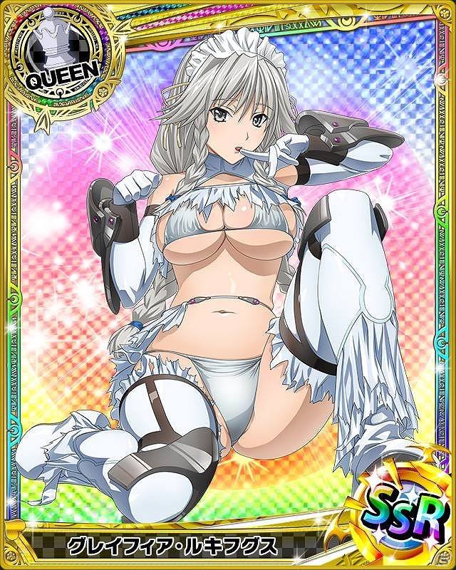 animius, demon, demoness, female, grayfia lucifuge, grey eyes, high school dxd, long hair, milf, official art