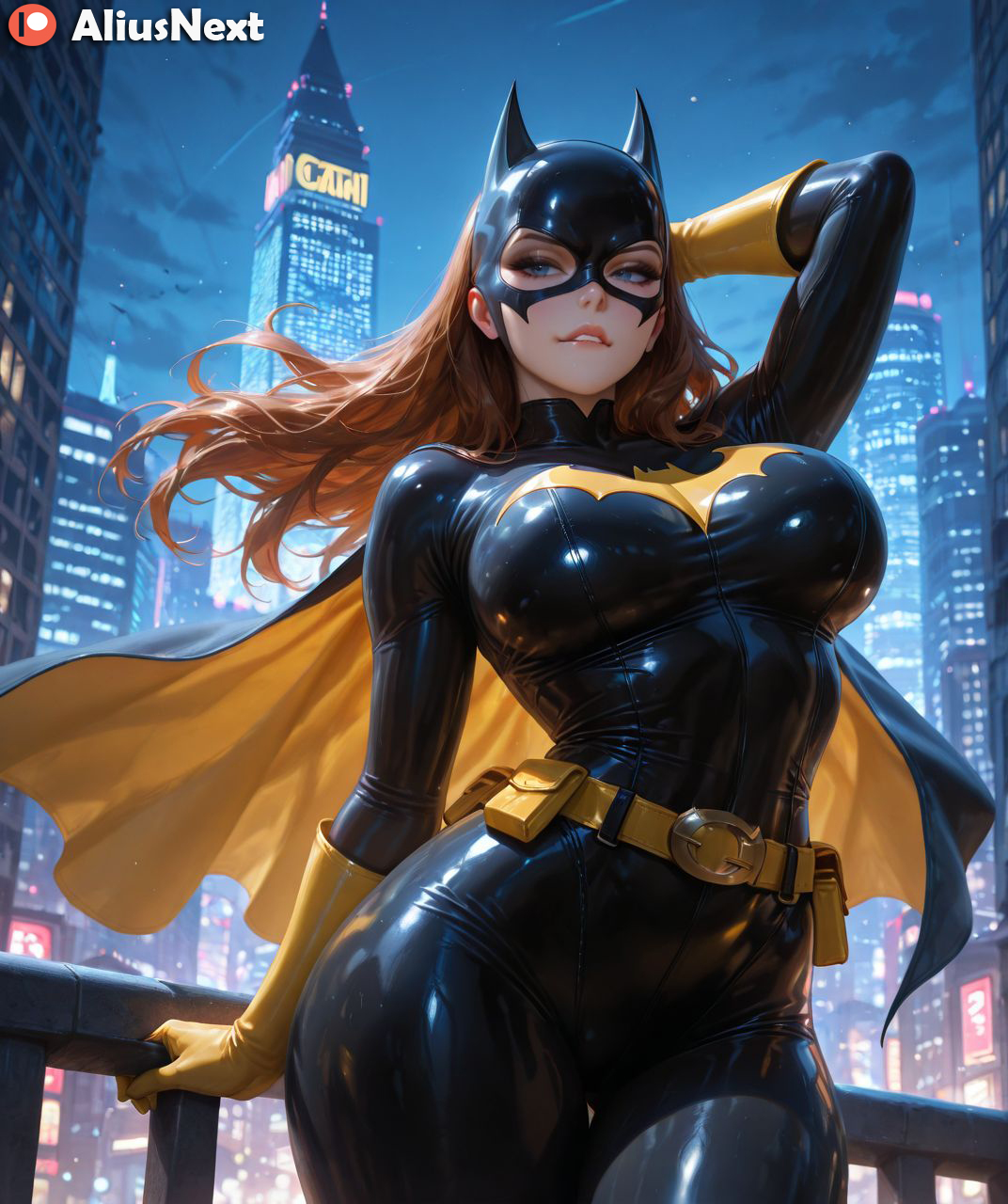 1girls, 2025, ai generated, aliusnext, anime, barbara gordon, batgirl, big ass, big breasts, breasts, dc, dc comics, female, female only, hi, high, highres, huge ass, huge breasts, light skin, light-skinned female, lingerie, massive ass, massive breasts, mature, mature female, patreon, quality, res, resolution, stirrup legwear, style, superhero, superheroine, sweat, sweatdrop, sweating, sweaty, sweaty body, sweaty breasts, thick, thick ass, thick hips, thick legs, thick lips, thick thighs, uncensored, username, voluptuous, voluptuous body, voluptuous female, watermark