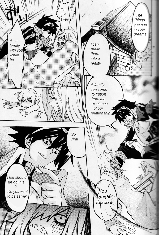 2boys comic forced_yaoi gay goggles male monochrome multiple_boys open_clothes open_shirt shirt simon_(tengen_toppa_gurren_lagann) tengen_toppa_gurren_lagann text translated viral yaoi