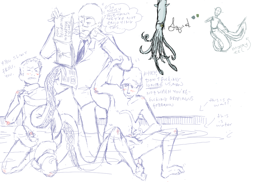 2d human human_male human_only male male_only scout scout_(team_fortress_2) sketch spy spy_(team_fortress_2) team_fortress_2 tentacle tentacle_on_male tentacles tentaspy yaoi