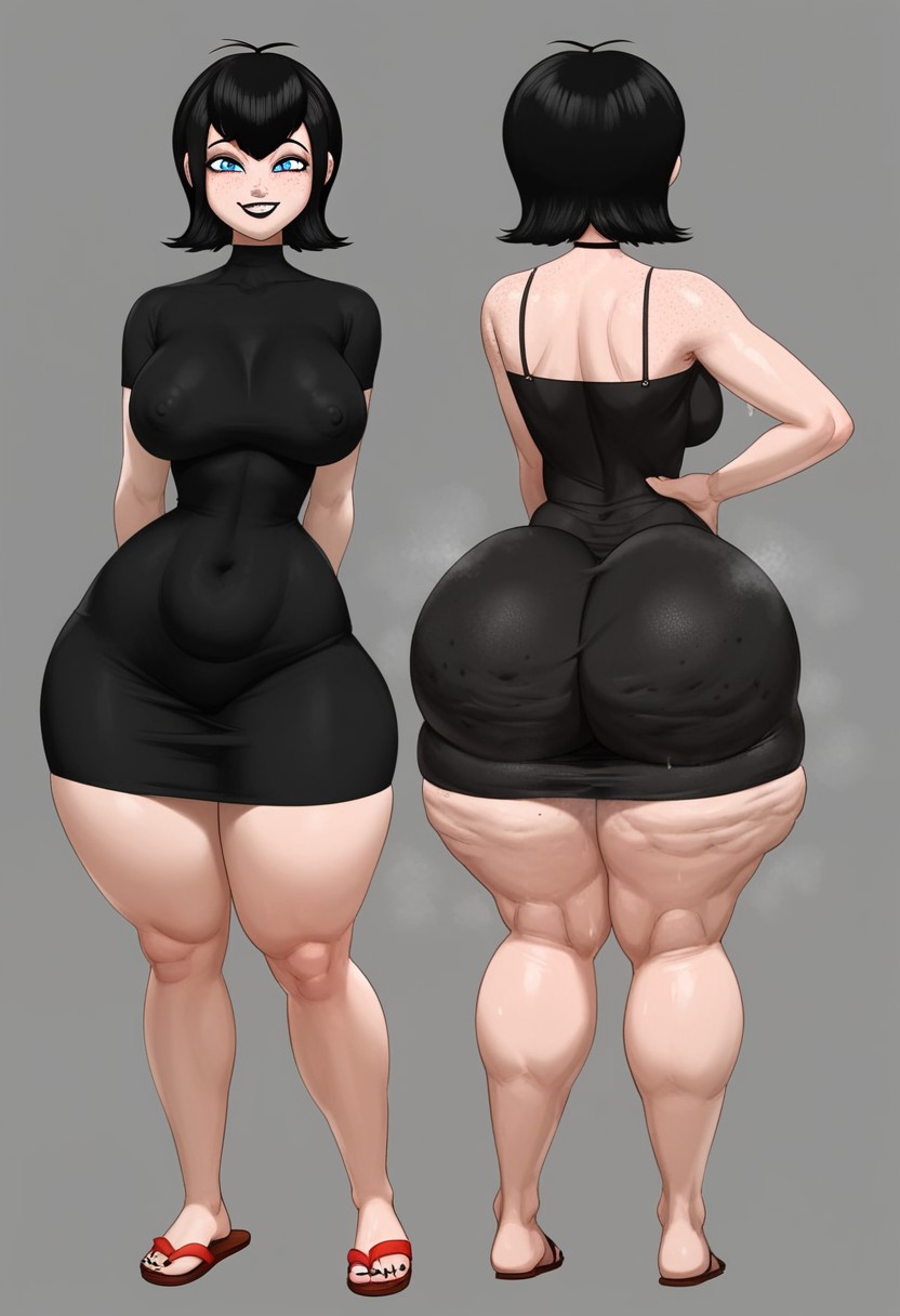 1girl 1girls ai_generated ass big_ass big_breasts big_butt black_dress black_hair black_lipstick blue_eyes booty bottom_heavy breasts breedable breedable_hips bubble_ass bubble_butt cellulite curvaceous curvy curvy_figure dress fat_ass feet female flip_flops goth goth_girl hips hotel_transylvania mavis_dracula musk musk_clouds oiled oiled_skin pawg pawg_build perfect_ass phat_ass sagging_breasts sexy sexy_ass sexy_body sexy_female short_hair sweat taiga20 thicc thicc_ass thicc_thighs thick thick_ass thick_thighs vampire vampire_girl voluptuous voluptuous_female wet wide_ass