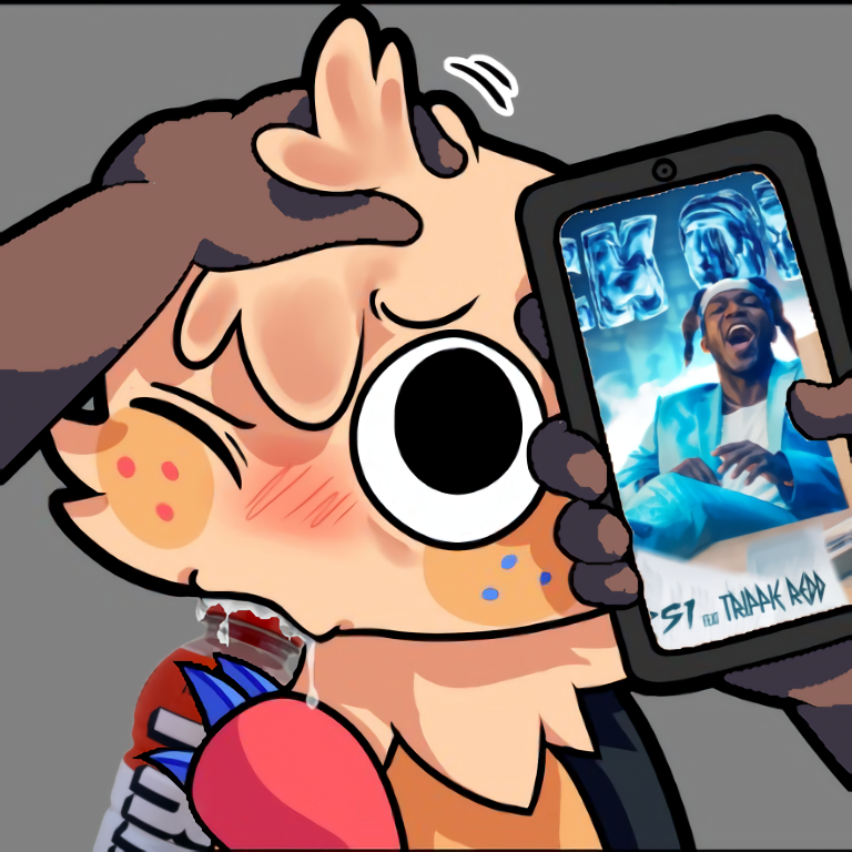 blowjob blowjob_face dandy's_world dandys_world edit edited gay goob_(dandy's_world) im_in_the_think_of_it_everybody_knows ksi meme meme_reference mr-chest partyscircus phone prime_(drink) prime_bottle shitpost thick_of_it what what_the_fuck why