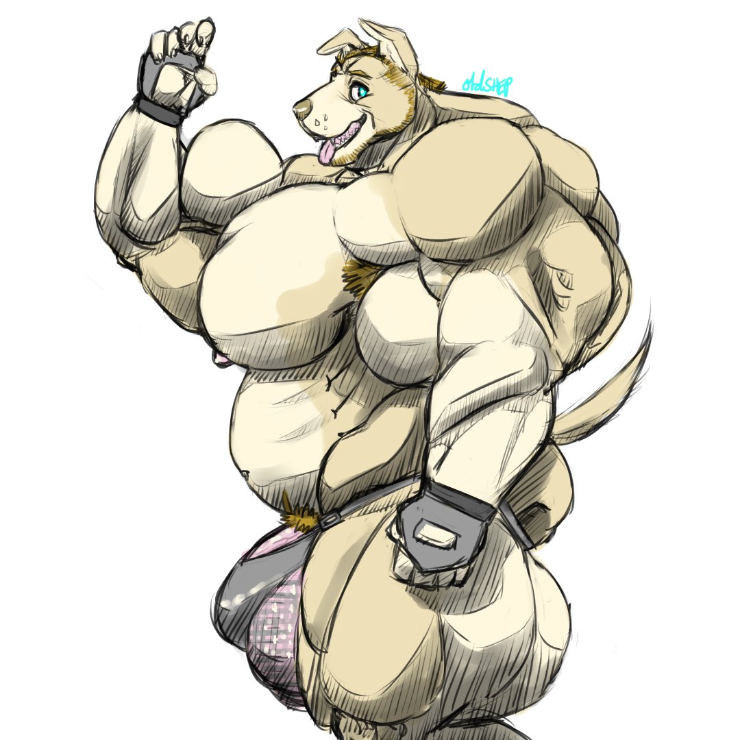 1:1 5_fingers anthro armpit_hair ass balls barazoku beard belly biceps big_balls big_bulge big_muscles big_pecs big_penis biped blonde_armpit_hair blonde_beard blonde_eyebrows blonde_facial_hair blonde_hair blonde_pubes blue_eyes body_hair bulge canid canine canis claws clothed clothed_anthro clothed_male clothing countershade_arms countershade_face countershade_fur countershade_legs countershade_torso countershading deltoids digital_media_(artwork) domestic_dog eyebrows facial_hair finger_claws fingerless_gloves fingers fishnet_clothing fishnet_underwear fur genitals gesture gloves grey_clothing grey_gloves grey_handwear grey_jockstrap grey_underwear hair handwear happy huge_balls huge_bulge huge_muscles humanoid_hands hyper hyper_muscles jockstrap looking_aside looking_at_viewer male male_anthro mammal manly monotone_background musclegut muscular muscular_anthro muscular_male nipples oldshep open_mouth open_smile pecs penis penis_base pink_balls pink_nipples pink_penis pink_tongue pit_bull portrait pubes quads shaded side_view signature simple_background smile smiling_at_viewer solo standing tail tan_body tan_fur teeth three-quarter_portrait tongue tongue_out topless topless_anthro topless_male triceps tybalt_shaw underwear waving waving_at_viewer whisker_spots white_background