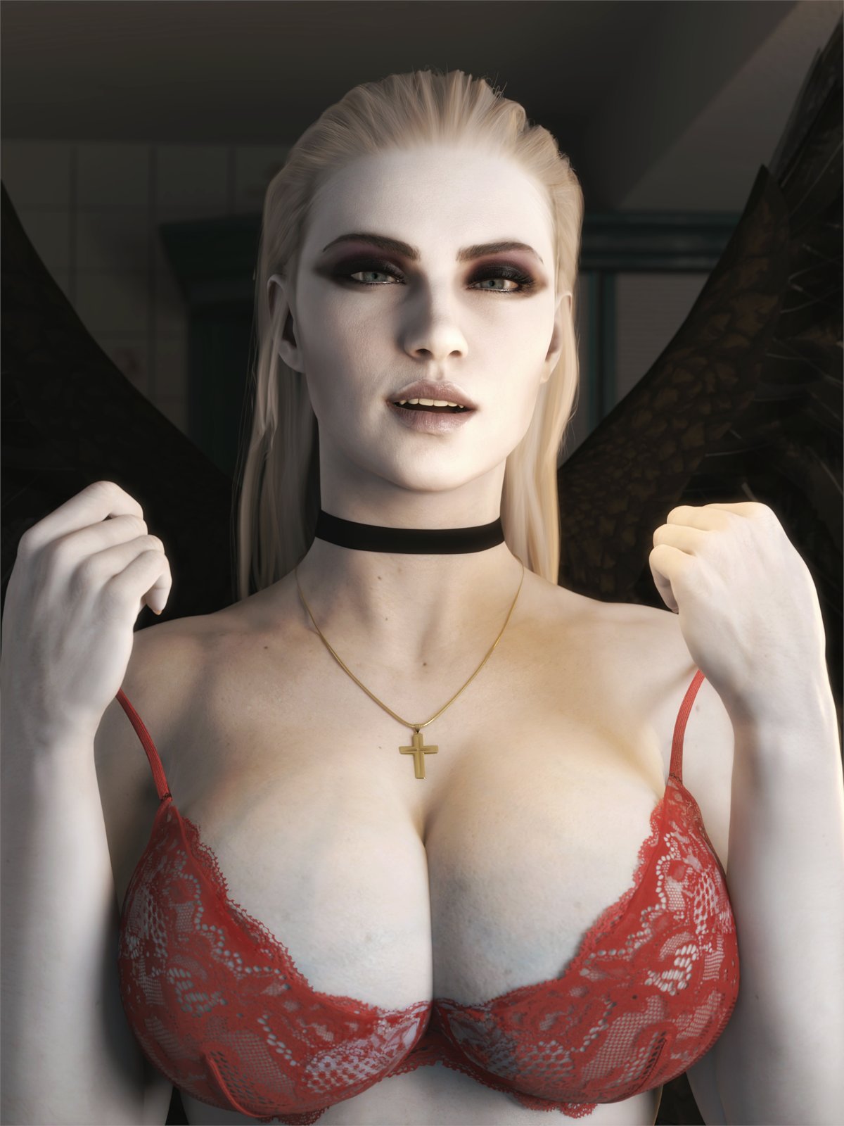 1girls 3d big_ass big_breasts breasts capcom curvaceous curvy curvy_figure female hips hourglass_figure huge_breasts large_breasts light-skinned_female light_skin mature mature_female mother_miranda_(resident_evil) resident_evil resident_evil_8:_village slim_waist thick thick_hips thick_legs thick_thighs thighs voluptuous waist wide_hips word2