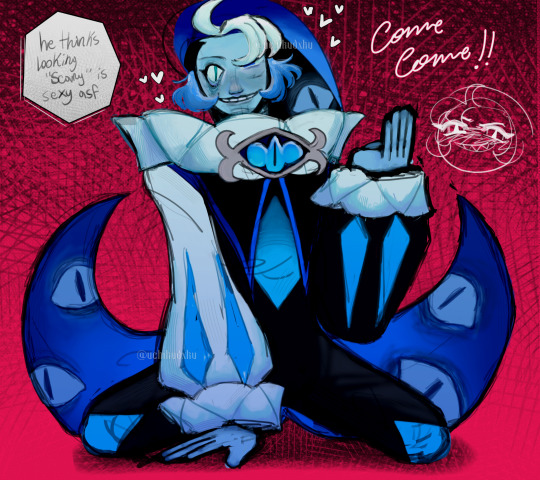 1boy, cookie run, cookie run kingdom, fully clothed, jester, male, male only, shadow milk cookie
