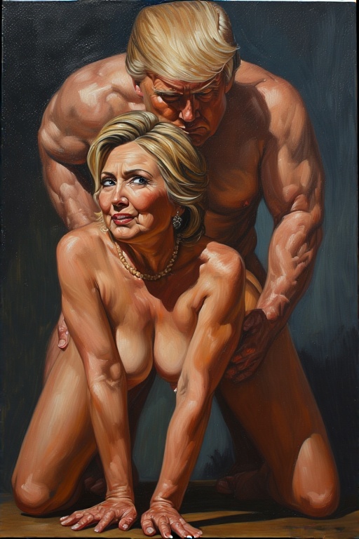 Donald Trump (Hillary Clinton) Rule 34 Image