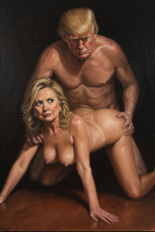 Donald Trump (Hillary Clinton) Rule 34 Image