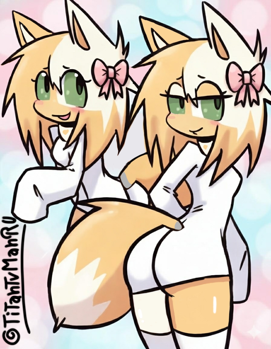2 poses, 2026, 2026s, 2girls, ai assisted, ai generated background, arms, artist name, ass, ass focus, ass up, blushing female, breast press, breasts out, cat ears, cat girl, cat tail, catgirl, gemini, kit community, kit community v2, legs, legs together, mika kit, semi nude, sexy body, sexy pose, shirt, socks, tagme, tagme (artist), tagme (character), tagmeo