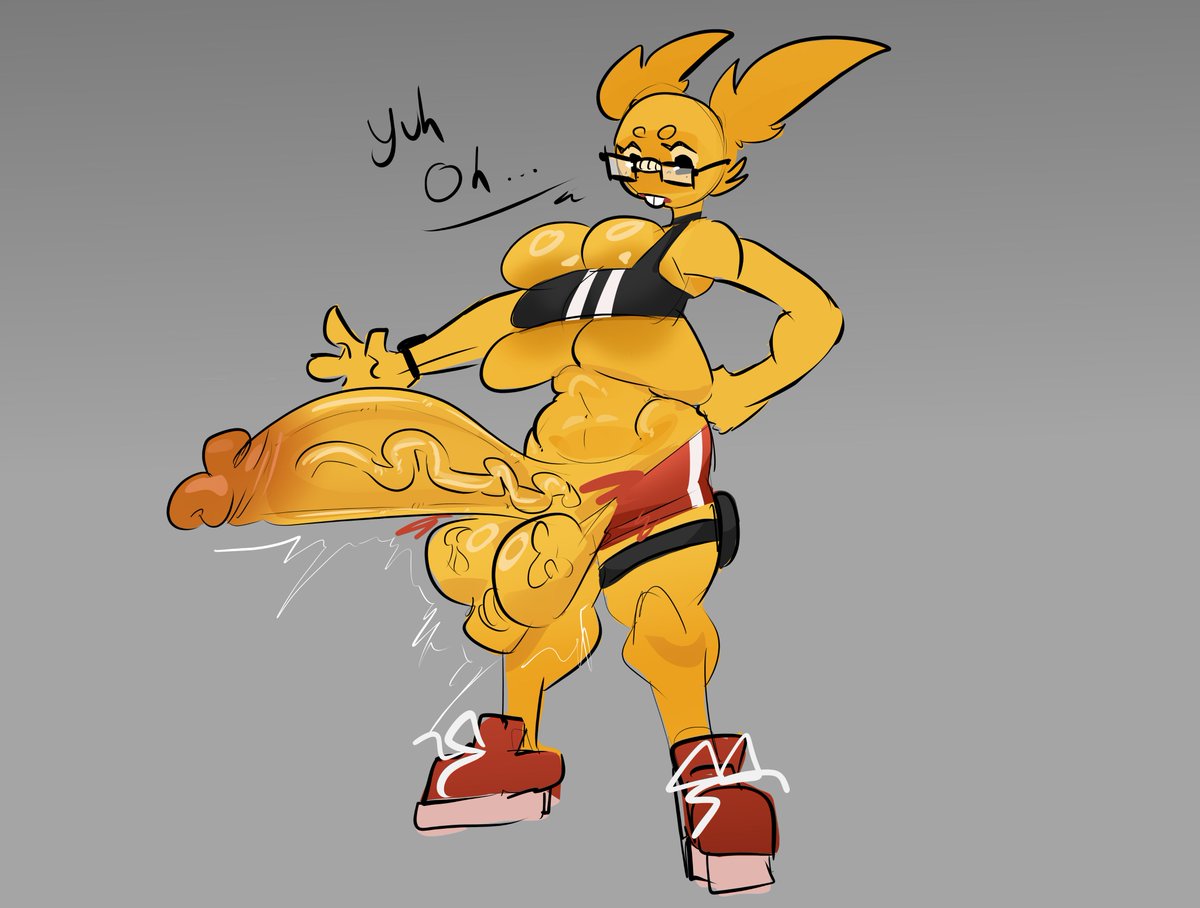 1futa 1futanari 1girl 1girls athletic athletic_female buckteeth buldge emoji emoji_(race) erect erection exercise exercise_clothing futa_focus futa_only futanari futanari_only glasses greaseyhair large_breasts large_penis nerd nerd_emoji nerd_emoji_girl nerdy nerdy_female ponytail ripped_clothing tight_clothing