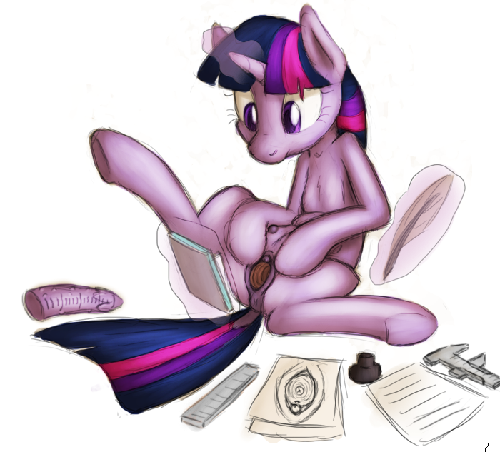 anatomically_correct anatomically_correct_pussy animal_genitalia anus cervix clitoris crotchboobs dildo equine equine_pussy feathers female for_science! friendship_is_magic fur hair horn mammal mirror my_little_pony nipples nude paper plain_background purple_eyes purple_fur purple_hair pussy sex_toy small_crotchboobs solo spread_legs spreading tg-0 twilight_sparkle_(mlp) unicorn white_background