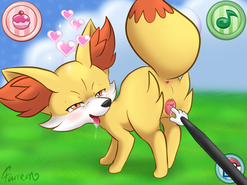 canine female fennec fennekin feral finger fox furreon mammal nintendo pokemon pokemon_(species) pussy video_games