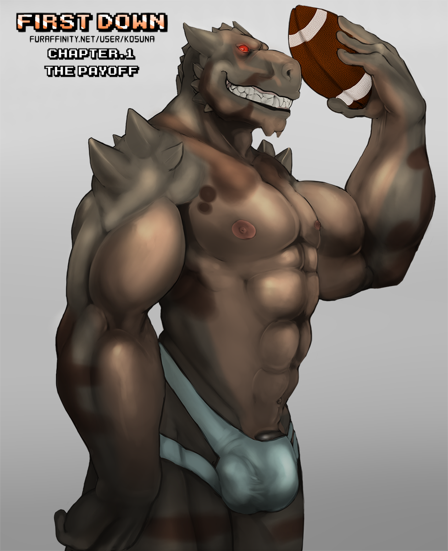 bulge comic dragon football gay k0suna male muscles