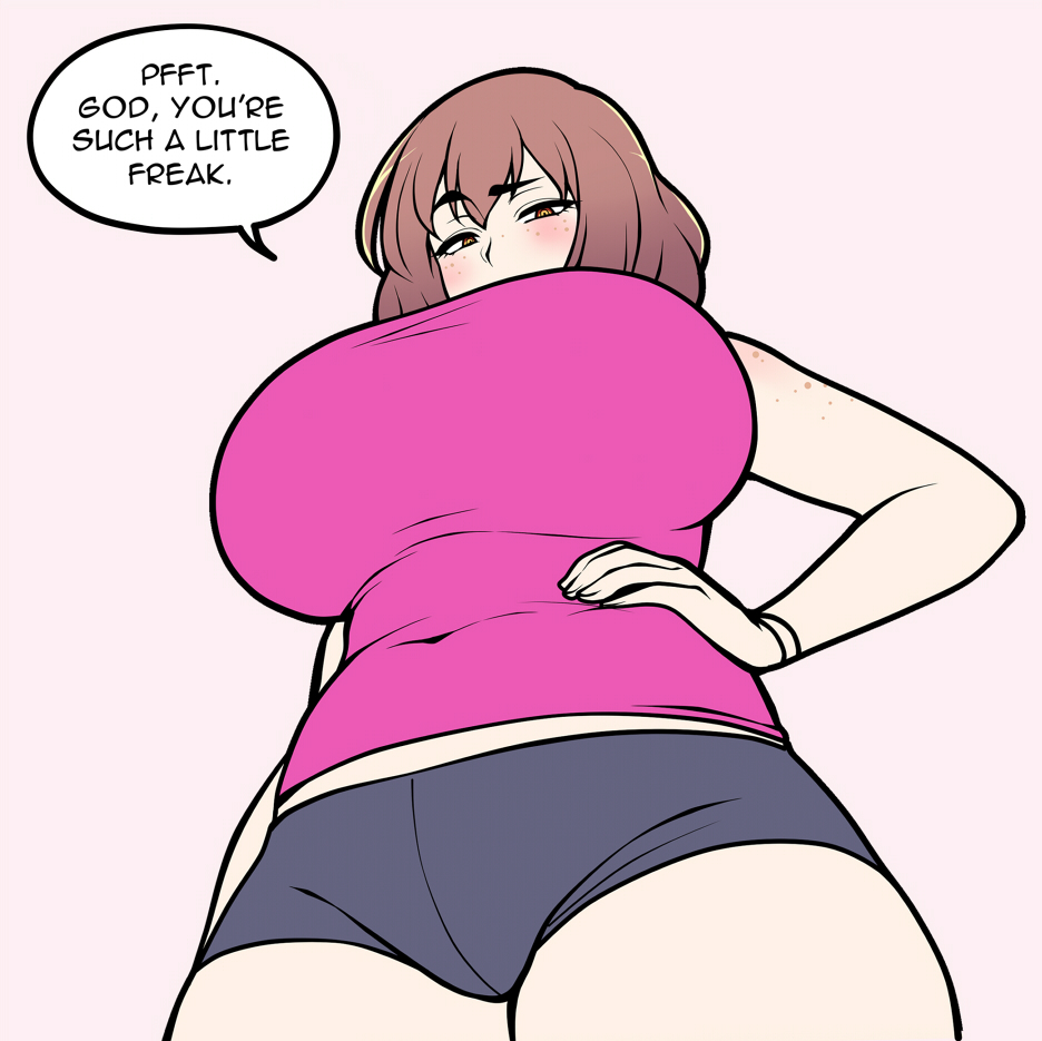 1girls, big breasts, big sister, bigger female, breasts, busty, busty big sis (jam-orbital), busty female, clothed, clothed female, female, female focus, female only, jam-orbital, large boobs, large breasts, larger female, light-skinned female, older sister, solo, solo female, solo focus, thick thighs, thighs
