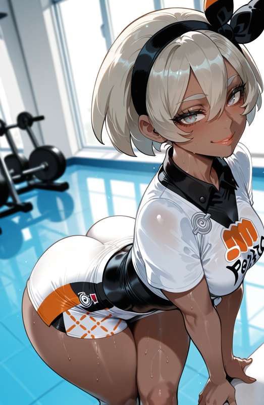 ai generated, bea (pokemon), female, miyuai, pokemon